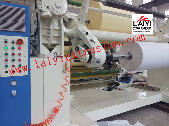 As resinas revestidas personalizadas da máquina de papel da laminação de folha gostam de LDPE/LLDPE/PP/EVA 0
