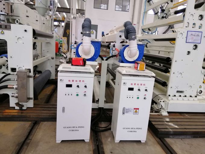 Mono máquina de revestimento de papel da laminação 100gsm do rolo do PLA PBS do LDPE 0
