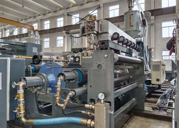 Máquina de laminação de revestimento por extrusão de capacidade 200 - 400 kg/h Max. Velocidade de revestimento 200 M/min