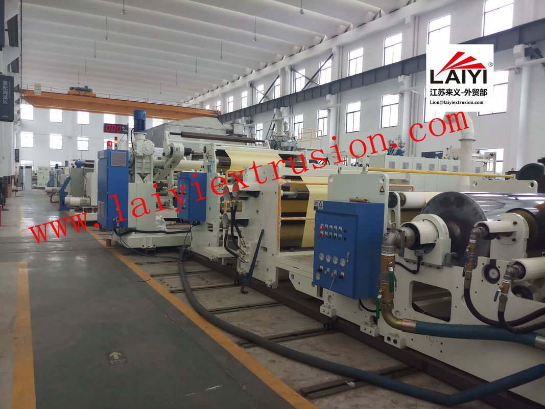Máquina plástica 200kg/H ou 250kg/H máximo da laminação da extrusão de LDPE/LLDPE/PP/EVA/EAA