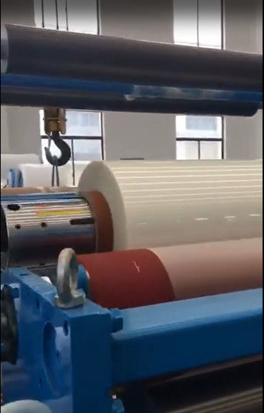 Máquina de laminação de extrusão de filme de laminação de proteção em branco e azul